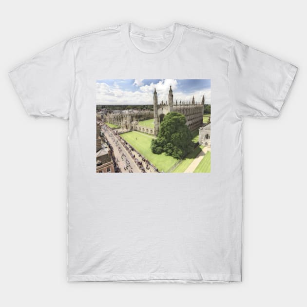 The Chilling Cityscape - Castle Art United Kingdom T-Shirt by PsyCave